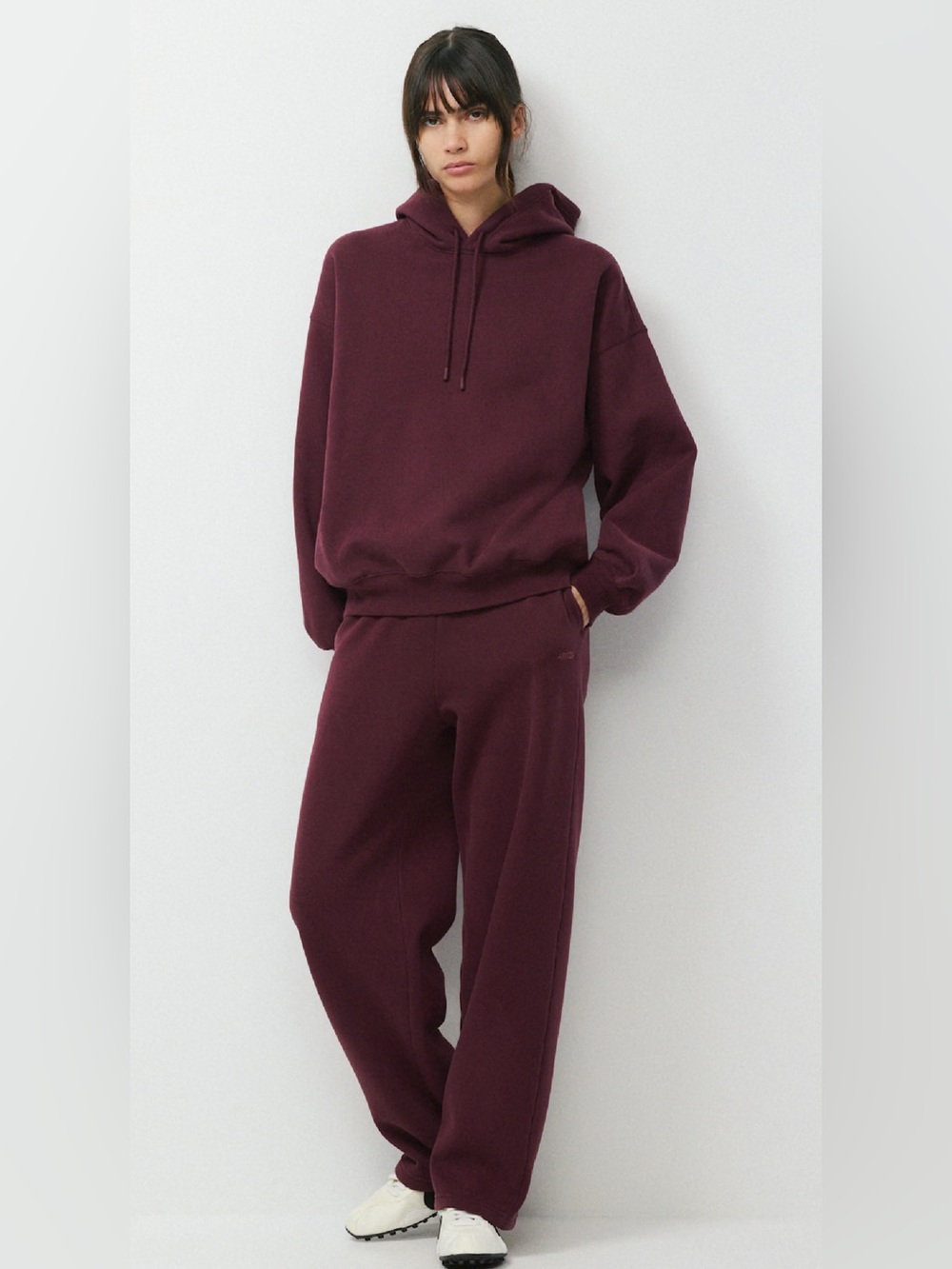 Aritzia Women's Boyfriend Fleece Hoodie & Sweatpants Set size XS